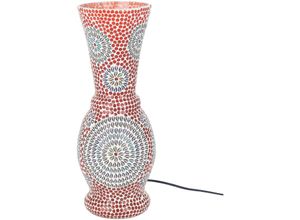 8433933285503 - Signes Grimalt - Möbel Desktop -Lampe Marokkanische Lampen -Red -Lampen 18x18x46cm 28550 - Rojo