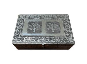 8433933306741 - Signes Grimalt - Box Life Boxes und Schmuck Rechteckige weiße Box - 6x21x13cm - Blanco