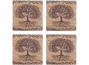 8433933309247 - Postavosos Tree bida4 u Seasavas Rechteckig braun - 1x10x10 cm - Marrón - Signes Grimalt