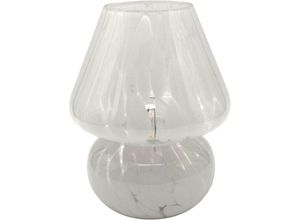 8433933310441 - Signes Grimalt - Kristalllampen Lampen Weiße Schreibtischlampe - 19x14x14cm - Blanco