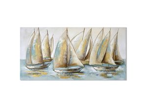 8433933311363 - Signes Grimalt Sailboats Bilder Rechteckiges Silberbild - 120x60x3cm