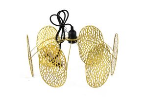 8433933311585 - Lampen Roke Lampe Golddachlampe - 20x40x40 cm - Dorado - Signes Grimalt