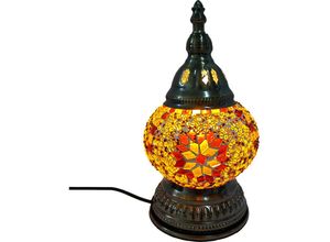 8433933315040 - Signes Grimalt - Mosaic Lamps Orange Schreibtischlampe - 22x12x12cm - Naranja