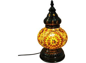 8433933315064 - Signes Grimalt - Mosaic Lamps Orange Schreibtischlampe - 28x16x16cm - Naranja