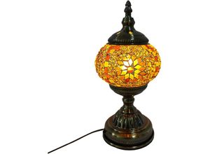 8433933315118 - Signes Grimalt - Mosaic Lamps Orange Schreibtischlampe - 28x13x13cm - Naranja