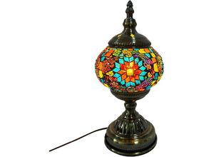 8433933315125 - Signes Grimalt - Mosaic Lamps Mehrfarbige Tischlampe - 28x14x14cm