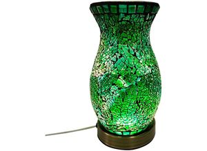 8433933315132 - Signes Grimalt - Mosaic Lamps Grüne Tischlampe - 22x12x12cm - Verde