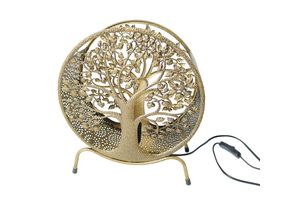 8433933315651 - Signes Grimalt - Lampe von Life Tree Goldene Desktop -Lampe - 35x30x12cm - Dorado