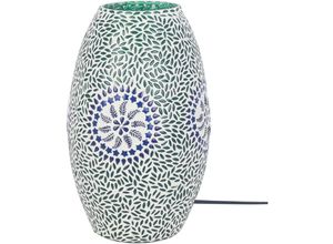 8433933323557 - Mosaik-Tischlampe grüne Lampen 32 x 18 x 18 cm – exotische arabische Tischlampe - Signes Grimalt