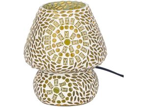 8433933323601 - Signes Grimalt - Gelbe Mosaik-Tischlampe – 18 x 14 x 14 cm - Amarillo