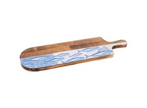 8433933328590 - Schneidebrett-Fischkästen und -tabletts Ovales blaues Brett – 2 x 49 x 15 cm - Signes Grimalt