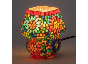 8433933330579 - Signes Grimalt - Dekorative Mosaik-Tischlampe im Ethno-Stil