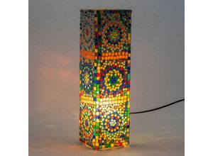 8433933330661 - Signes Grimalt - Dekorative Tischmosaiklampe im Ethno-Stil für zu Hause