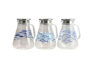 8433933338032 - Signes Grimalt - Jug 3U Utensilien Transparenter Krug – 20 x 17 x 14 cm für Küche und Esszimmer