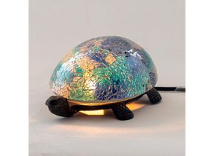 8433933345085 - Signes Grimalt - Mosaik-Schildkrötenlampe aus Glas und Metall für die Inneneinrichtung