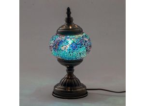 8433933348482 - Signes Grimalt - Mosaiklampe im Ethno-Stil für Heimdekoration und handgefertigte Geschenke