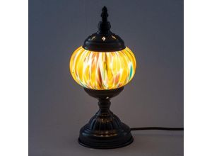 8433933348505 - Kunsthandwerkliche Mosaiklampe handgefertigt in Indien für Boho-Chic-Dekoration und warme Atmosphäre im Zuhause