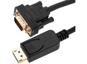 8434185376650 - Cablemarkt - DisplayPort-Stecker auf VGA-Stecker-Kabel 1 m schwarz