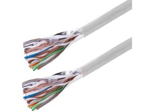 8434185377190 - FTP-Kabelspule der Kategorie 5e 26AWG aus flexiblem Material und grauer Farbe 100m - Cablemarkt