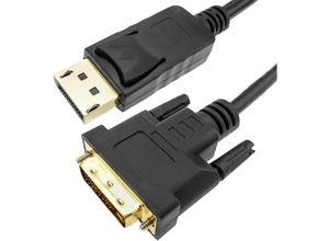 8434185380060 - CableMarkt - Videokabel DisplayPort-Stecker auf DVI-D-Stecker 1 m