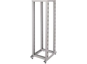 8434185384655 - CableMarkt - Rack 42U offener 19” weißer Stahlschrank 600 x 800 x 2000 mm