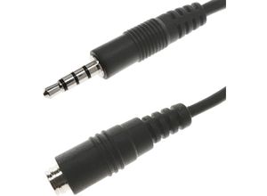 8434185386574 - 4-poliges 35-mm-Miniklinken-Kopfhörer- und Mikrofon-Audiokabel für m f 1 m - Cablemarkt