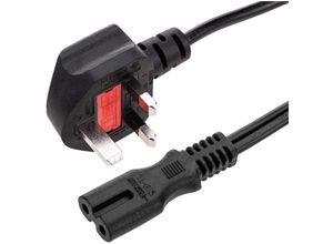 8434185432530 - Stromkabel BS-1363-1 Stecker auf IEC-60320-C7 Buchse 18 Meter - Cablemarkt