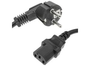 8434185432639 - Stromkabel IEC-60320 C13 Buchse auf Schuko-Stecker 10 Meter 3x15mm² - Cablemarkt