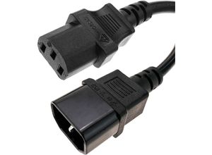 8434185433049 - Cablemarkt - Netzkabel IEC-60320 C13-Buchse auf C14-Stecker 5 Meter