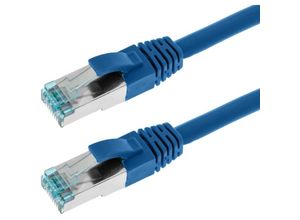 8434185442577 - CableMarkt - Ethernetkabel SFTP blau RJ45 Kategorie 7 50cm