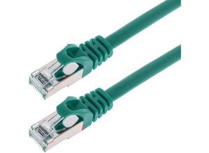 8434185448623 - CableMarkt - FTP-Netzwerkkabel mit RJ45-Stecker Kat 6A Grün 50 cm