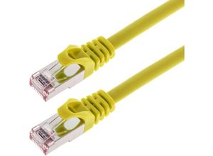 8434185448784 - Cablemarkt - FTP-Netzwerkkabel mit RJ45-Stecker Kat 6A Gelb 50 cm