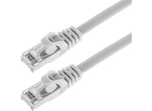 8434185448968 - Cablemarkt - FTP-Netzwerkkabel mit RJ45-Stecker Kat 6A Weiß 50 cm