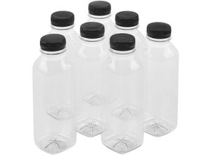 8434185451777 - PrixPrime - Einweg-Plastikflaschen zum Mitnehmen 7 Einheiten von 400 ml transparent