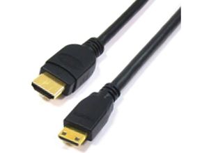 8434185452651 - Cablemarkt - Kabel mit HDMI-A-Stecker auf HDMI-C-Stecker 2 m schwarz