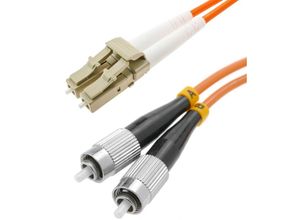 8434185467532 - Cablemarkt - Glasfaserkabel fc pc - lc pc Multimode Duplex 625   125 µm 2 m