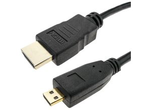 8434185494507 - Cablemarkt - 1 m langes hdmi 14-Kabel mit HDMI-A-Stecker auf HDMI-D-Stecker