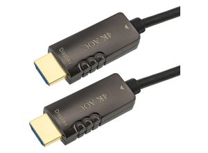 8434185494590 - 100 m hdmi 20 Kabel mit hdmi-a Male Ultra hd 4K Glasfaseranschlüssen schwarz - Cablemarkt