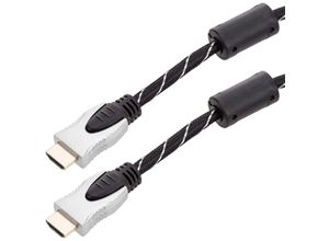 8434185494910 - CableMarkt - Super HDMI 20 Kabel 1 m mit HDMI-A Stecker Ultra HD 4K geflochtene Anschlüsse