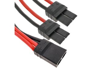 8434185496990 - Kabel mit TRAXXAS-Buchsen auf 2 x TRAXXAS-Stecker für Batterien 8 cm - Cablemarkt