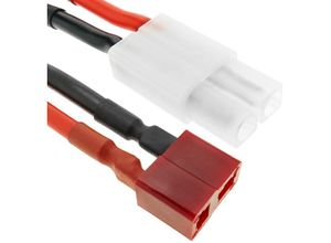 8434185497034 - Kabel mit T-Plug Buchse auf tamiya Stecker für Batterien 8 cm - Cablemarkt