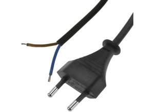 8434185502424 - Cablemarkt - Doppelstromkabel 075 mm2 HO3VVH2-F schwarz 18 m