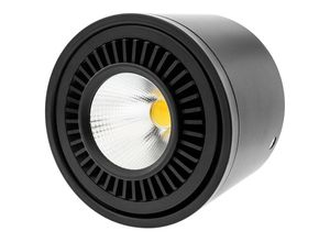 8434185517718 - Cablemarkt - COB-LED-Strahler verstellbaren und abnehmbaren 9 w 220 vac 3000 k 85 mm in schwarzer Farbe