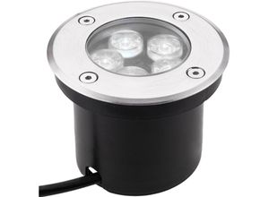 8434185517916 - LED-Bodenstrahler von 5W von 100 x 90 mm in Kaltweiß - Cablemarkt