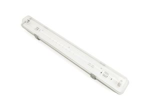 8434185523115 - Cablemarkt - Gehäuse für LED-Röhre mit Anschluss an zwei Enden 1 x 600 mm T8 G13 IP65