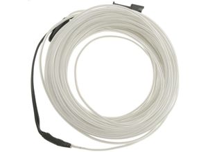 8434185523597 - Elektrolumineszenzkabel von 13 mm mit weißen Batterien von 5 Metern - Cablemarkt