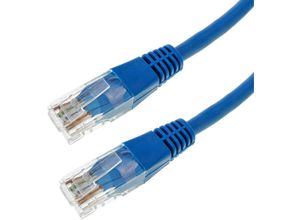 8434185526697 - 25 cm langes Cat 5e utp RJ45-Netzwerkkabel in blauer Farbe - Cablemarkt