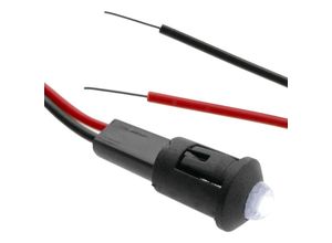 8434185527700 - Cablemarkt - 8 mm weiße LED-Kontrollleuchte