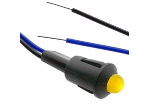 8434185527762 - Cablemarkt - 8 mm gelbe 220 vac LED-Kontrollleuchte