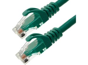 8434185533107 - Cablemarkt - UTP-Ethernet-Kabel mit RJ45-Stecker der Kat 6A in grüner Farbe von 2 m